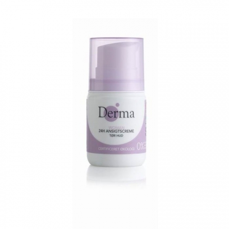 Derma Eco Woman Krem do twarzy 24h certyfikowany skóra sucha 50ml